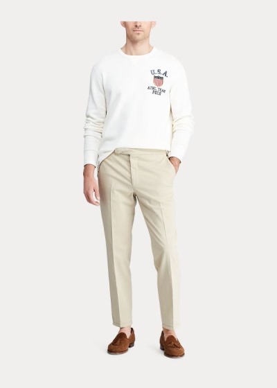 Pantalones De Traje Polo Ralph Lauren Hombre Kaki - Stretch Chino - BOYWQ1479